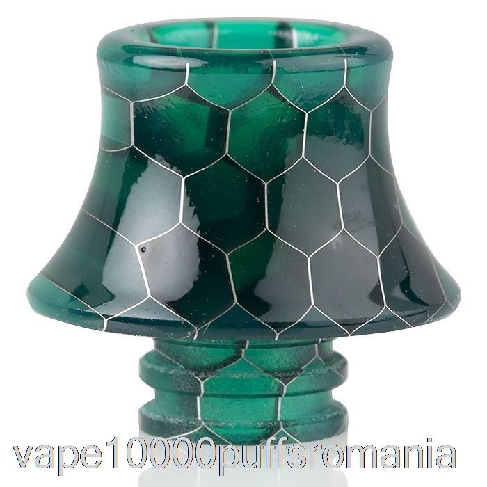 Vape Romania 510 Cone Piele De Sarpe Rasina Drip Tip Verde